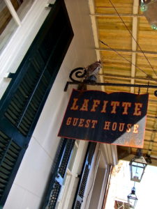Lafitte Guest House sign