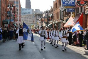 Greektown parade